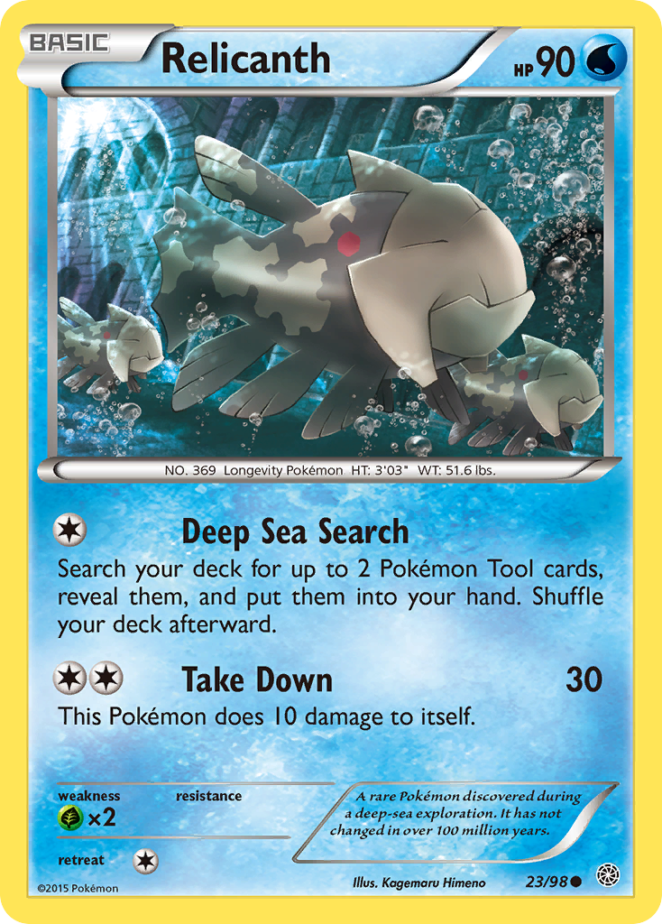 Relicanth (23/98) [XY: Ancient Origins] | Gear Gaming Fayetteville