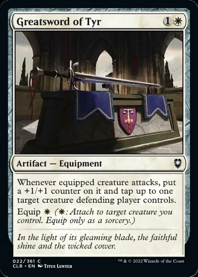 Greatsword of Tyr [Commander Legends: Battle for Baldur's Gate] | Gear Gaming Fayetteville