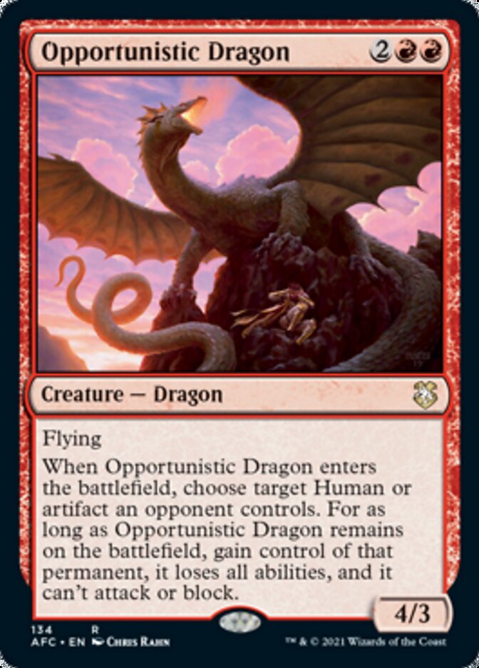 Opportunistic Dragon [Dungeons & Dragons: Adventures in the Forgotten Realms Commander] | Gear Gaming Fayetteville