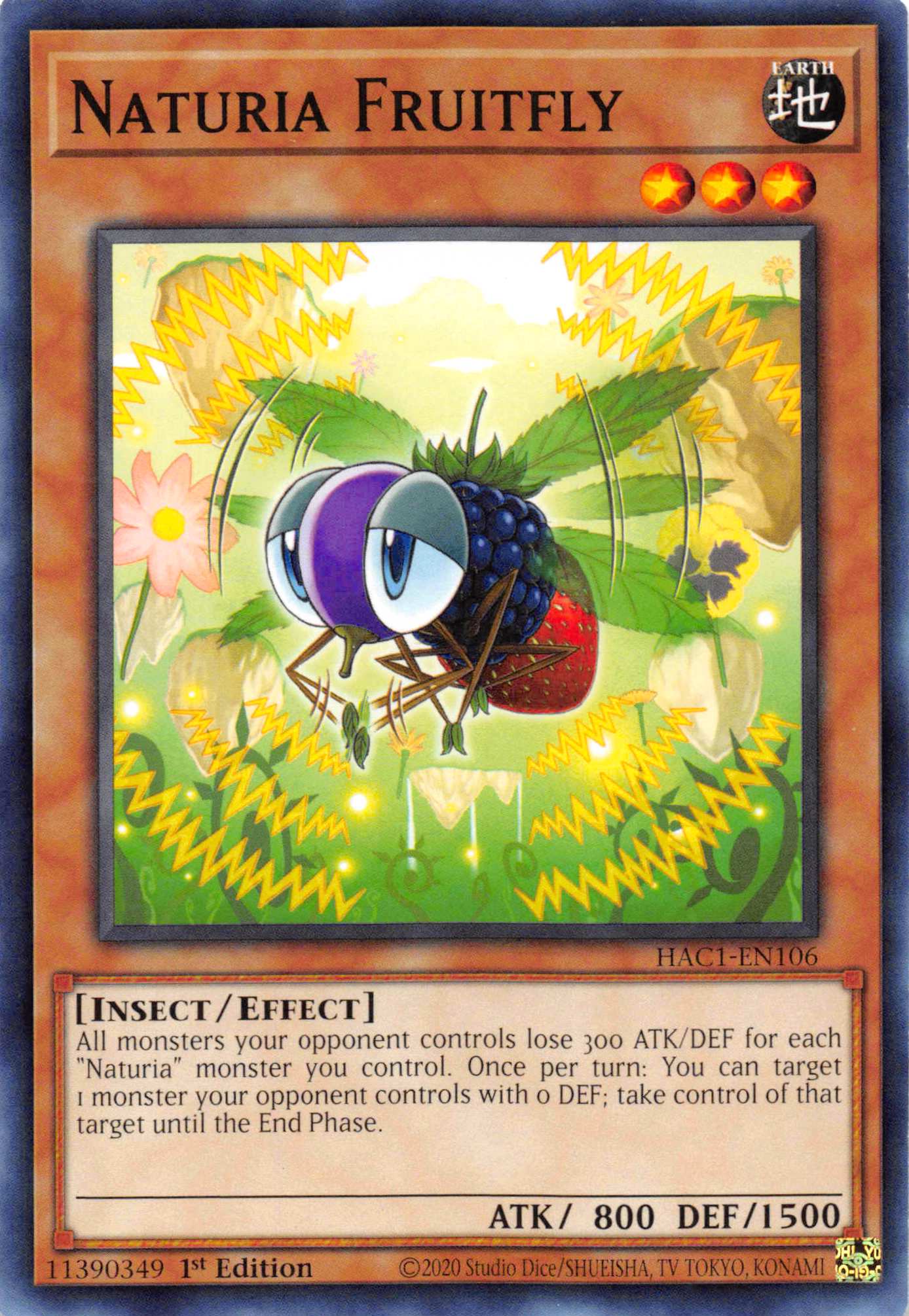 Naturia Fruitfly [HAC1-EN106] Common | Gear Gaming Fayetteville