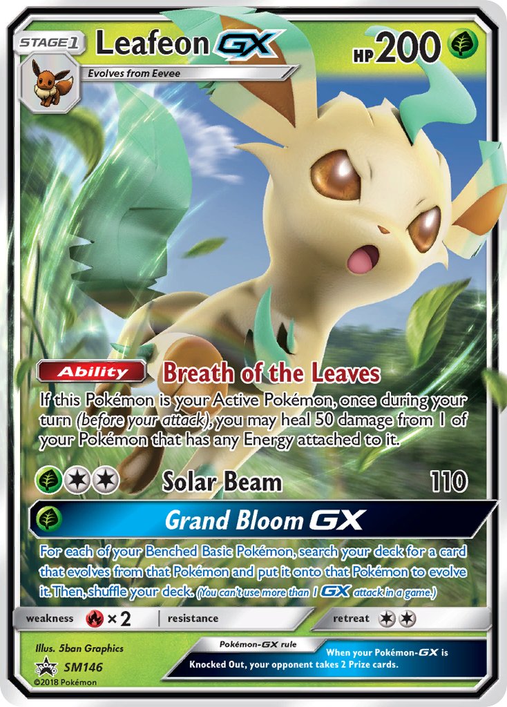 Leafeon GX (SM146) [Sun & Moon: Black Star Promos] | Gear Gaming Fayetteville