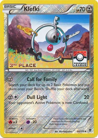 Klefki (66/119) (League Promo 3rd Place) [XY: Phantom Forces] | Gear Gaming Fayetteville