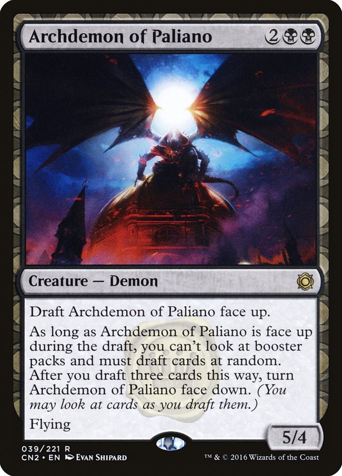 Archdemon of Paliano [Conspiracy: Take the Crown] | Gear Gaming Fayetteville