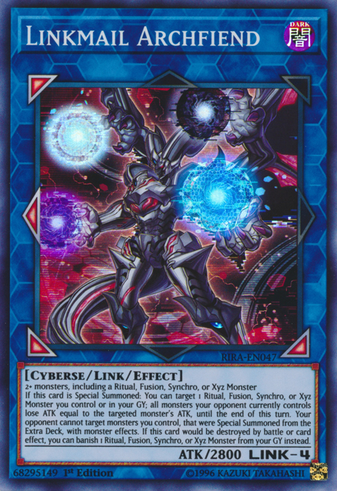 Linkmail Archfiend [RIRA-EN047] Super Rare | Gear Gaming Fayetteville