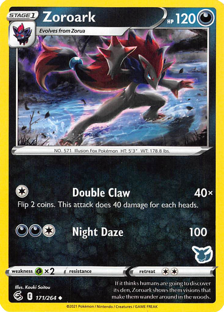 Zoroark (171/264) (Eevee Deck) [Battle Academy 2022] | Gear Gaming Fayetteville