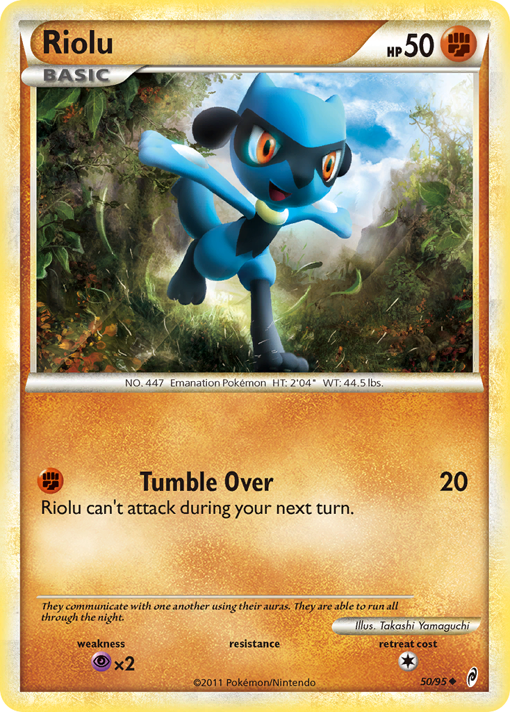 Riolu (50/95) [HeartGold & SoulSilver: Call of Legends] | Gear Gaming Fayetteville