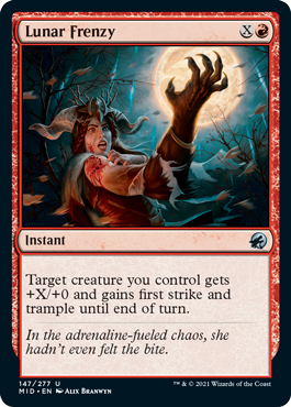 Lunar Frenzy [Innistrad: Midnight Hunt] | Gear Gaming Fayetteville