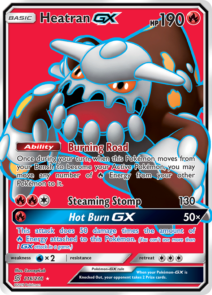 Heatran GX (216/236) [Sun & Moon: Unified Minds] | Gear Gaming Fayetteville