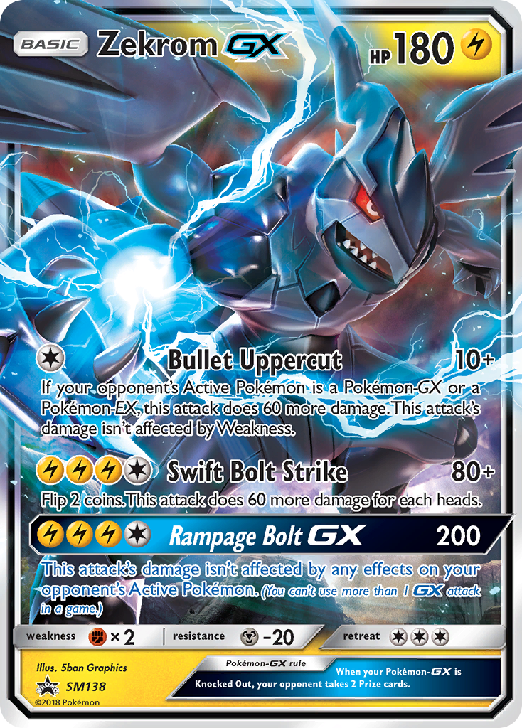 Zekrom GX (SM138) [Sun & Moon: Black Star Promos] | Gear Gaming Fayetteville