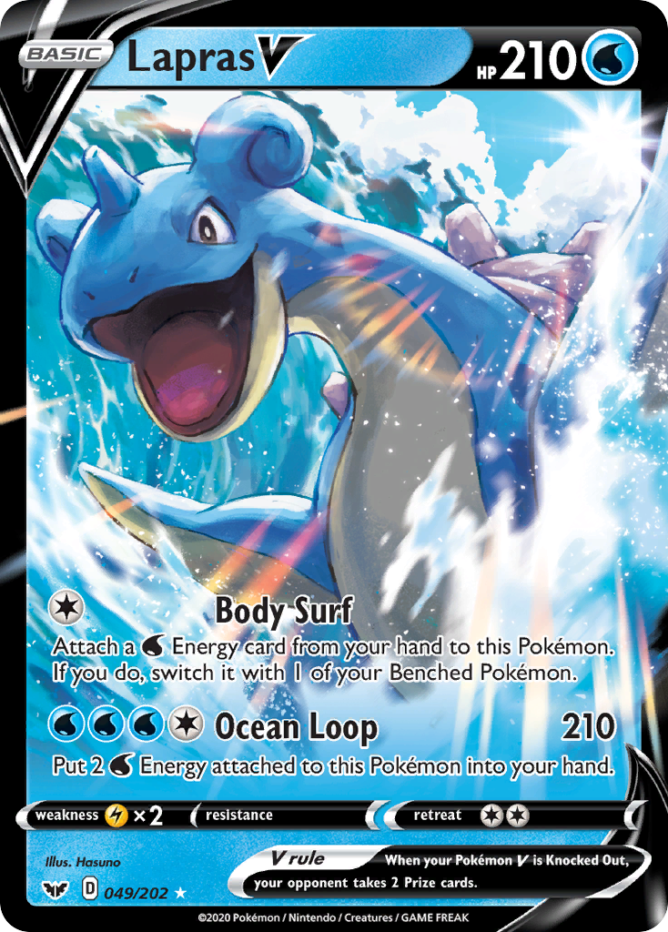 Lapras V (049/202) [Sword & Shield: Base Set] | Gear Gaming Fayetteville