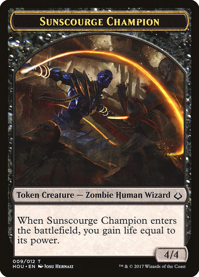 Sunscourge Champion Token [Hour of Devastation Tokens] | Gear Gaming Fayetteville