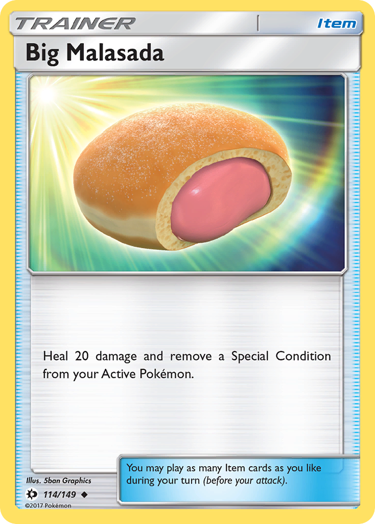 Big Malasada (114/149) [Sun & Moon: Base Set] | Gear Gaming Fayetteville