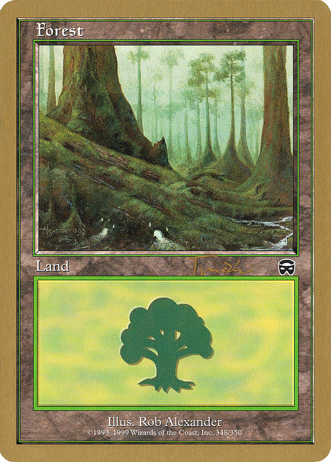 Forest (jt348) (Jan Tomcani) [World Championship Decks 2001] | Gear Gaming Fayetteville