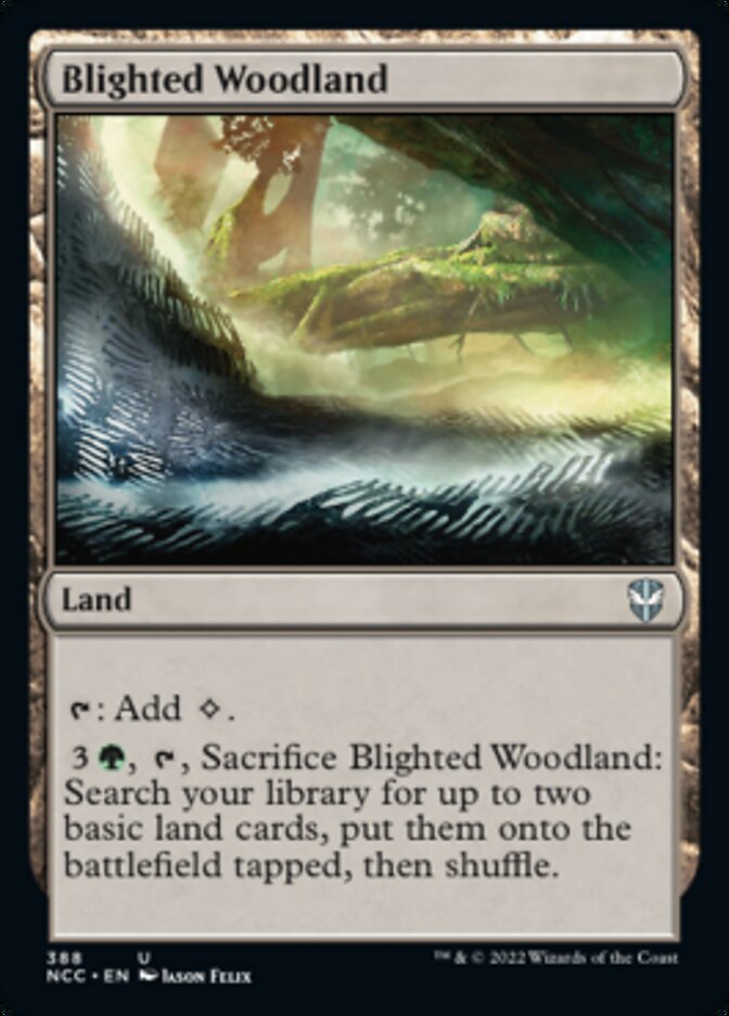 Blighted Woodland [Streets of New Capenna Commander] | Gear Gaming Fayetteville