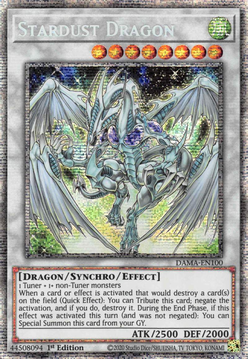 Stardust Dragon [DAMA-EN100] Starlight Rare | Gear Gaming Fayetteville