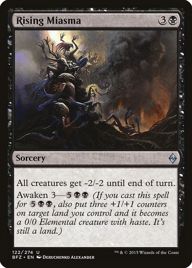 Rising Miasma [Battle for Zendikar] | Gear Gaming Fayetteville