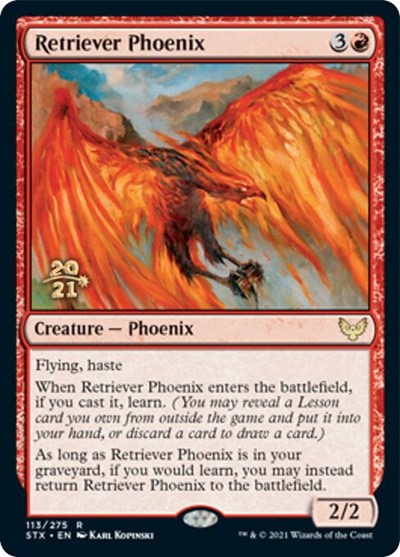 Retriever Phoenix [Strixhaven: School of Mages Prerelease Promos] | Gear Gaming Fayetteville