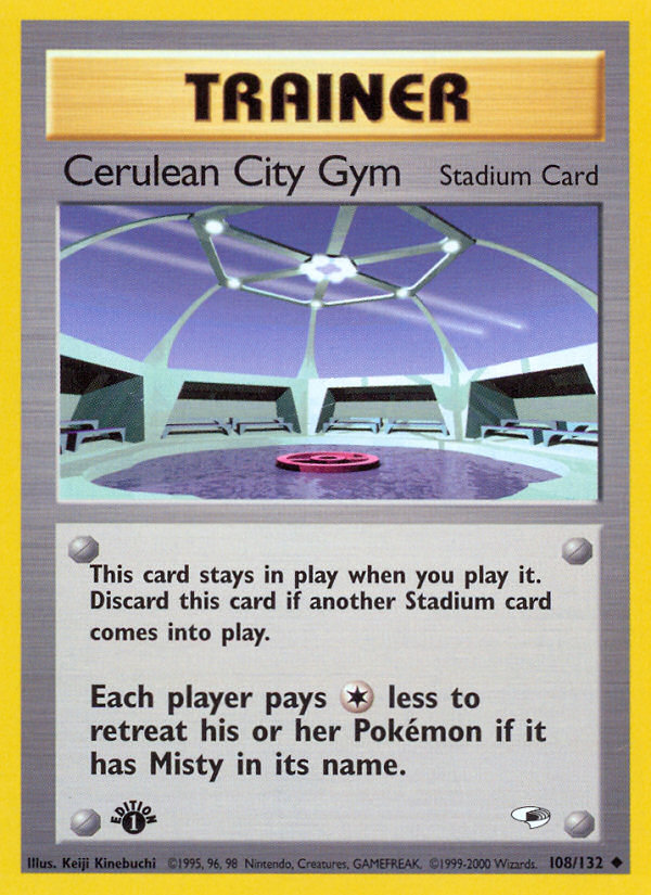 Cerulean City Gym (108/132) [Gym Heroes 1st Edition] | Gear Gaming Fayetteville