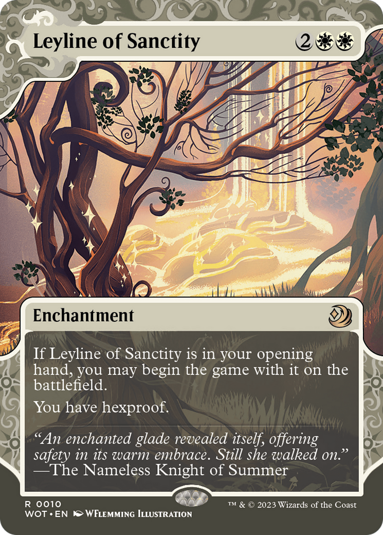 Leyline of Sanctity [Wilds of Eldraine: Enchanting Tales] | Gear Gaming Fayetteville