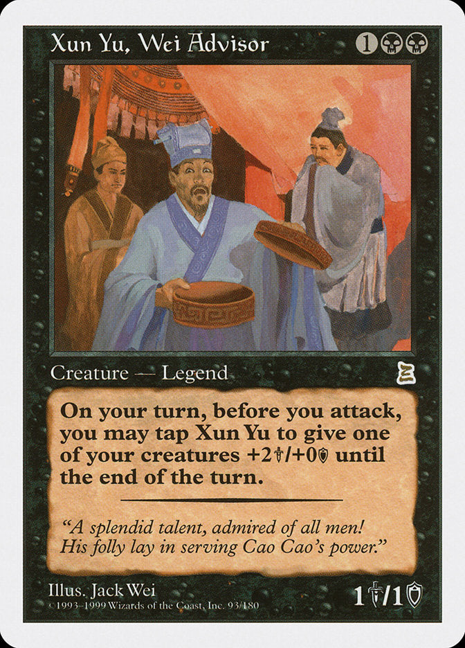 Xun Yu, Wei Advisor [Portal Three Kingdoms] | Gear Gaming Fayetteville