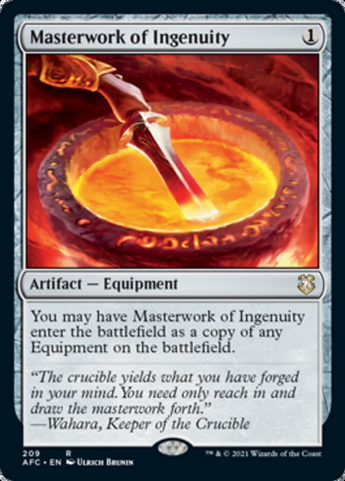 Masterwork of Ingenuity [Dungeons & Dragons: Adventures in the Forgotten Realms Commander] | Gear Gaming Fayetteville