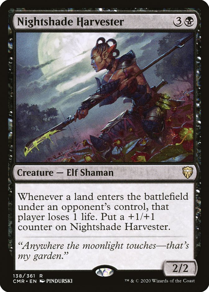 Nightshade Harvester [Commander Legends] | Gear Gaming Fayetteville