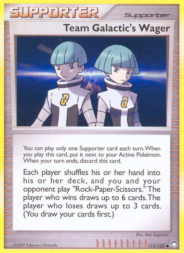 Team Galactic's Wager (115/123) [Diamond & Pearl: Mysterious Treasures] | Gear Gaming Fayetteville