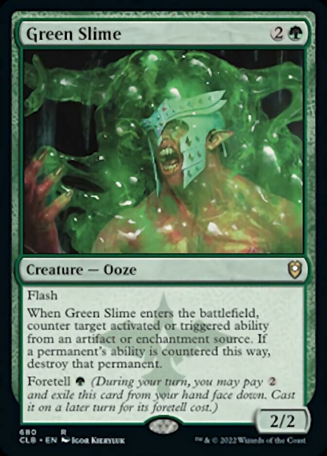 Green Slime [Commander Legends: Battle for Baldur's Gate] | Gear Gaming Fayetteville