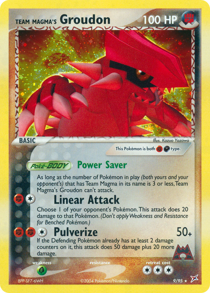 Team Magma's Groudon (9/95) (Theme Deck Exclusive) [EX: Team Magma vs Team Aqua] | Gear Gaming Fayetteville