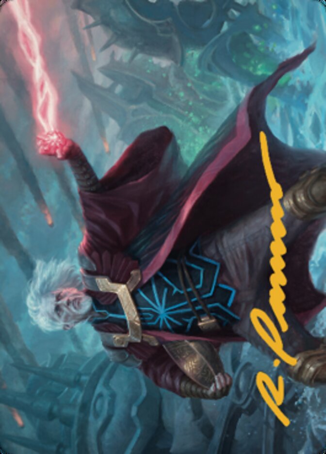 Urza, Lord Protector Art Card (Gold-Stamped Signature) [The Brothers' War Art Series] | Gear Gaming Fayetteville