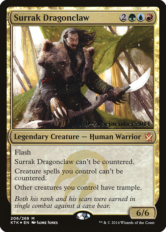 Surrak Dragonclaw [Khans of Tarkir Prerelease Promos] | Gear Gaming Fayetteville