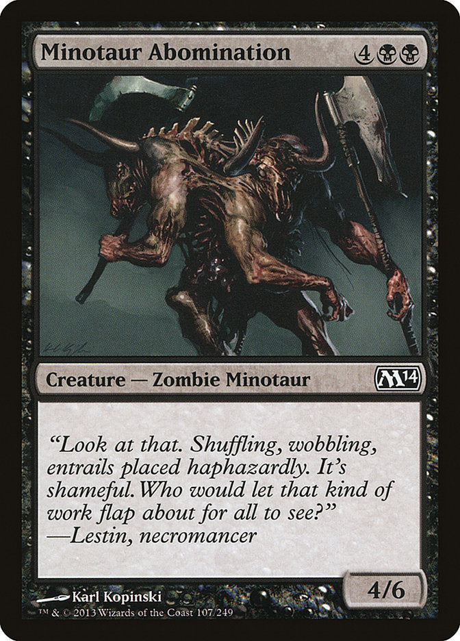 Minotaur Abomination [Magic 2014] | Gear Gaming Fayetteville