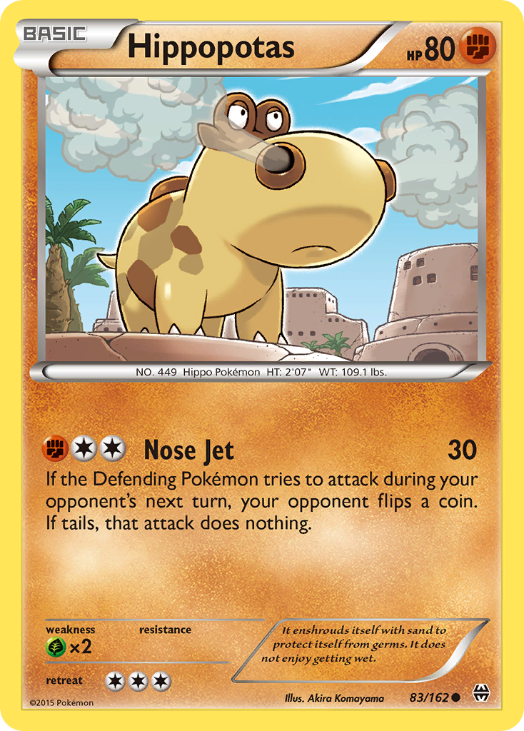 Hippopotas (83/162) [XY: BREAKthrough] | Gear Gaming Fayetteville