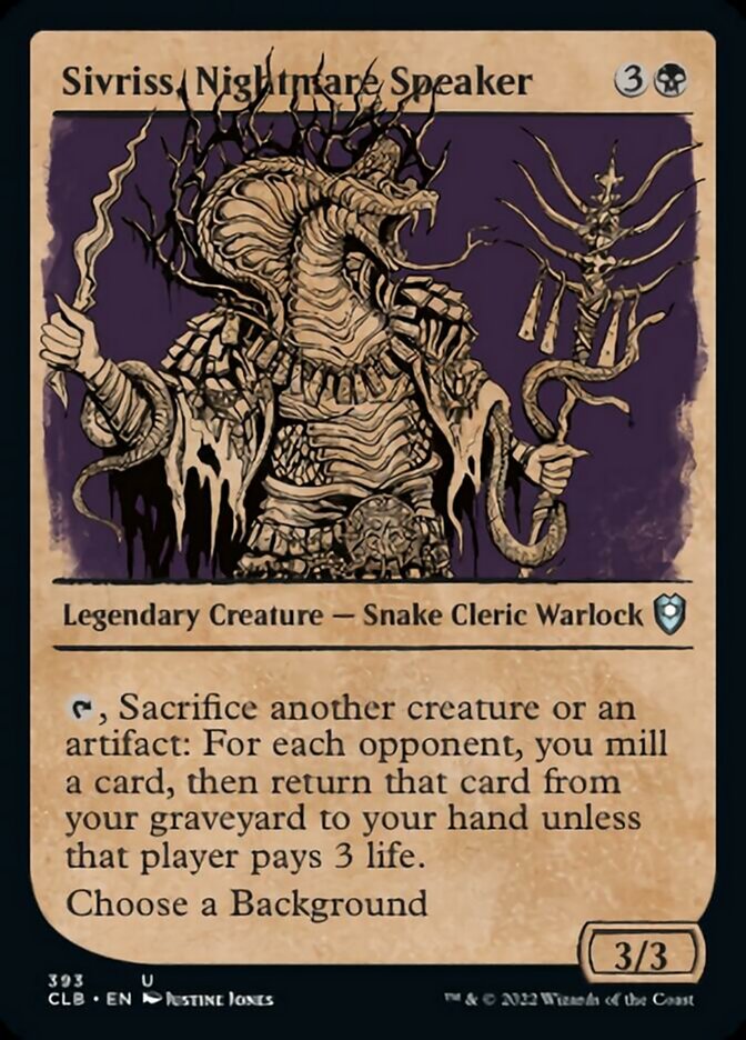 Sivriss, Nightmare Speaker (Showcase) [Commander Legends: Battle for Baldur's Gate] | Gear Gaming Fayetteville