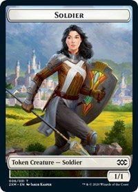 Soldier // Squirrel Double-Sided Token [Double Masters Tokens] | Gear Gaming Fayetteville