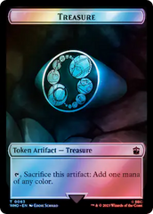 Alien Angel // Treasure (0063) Double-Sided Token (Surge Foil) [Doctor Who Tokens] | Gear Gaming Fayetteville