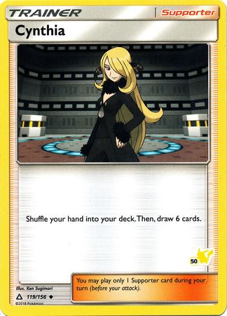 Cynthia (119/156) (Pikachu Stamp #50) [Battle Academy 2020] | Gear Gaming Fayetteville