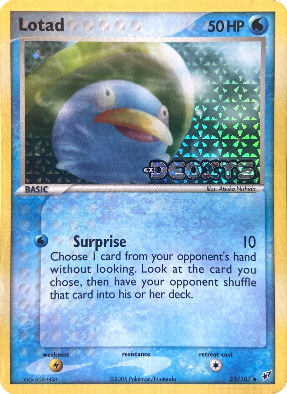 Lotad (35/107) (Stamped) [EX: Deoxys] | Gear Gaming Fayetteville