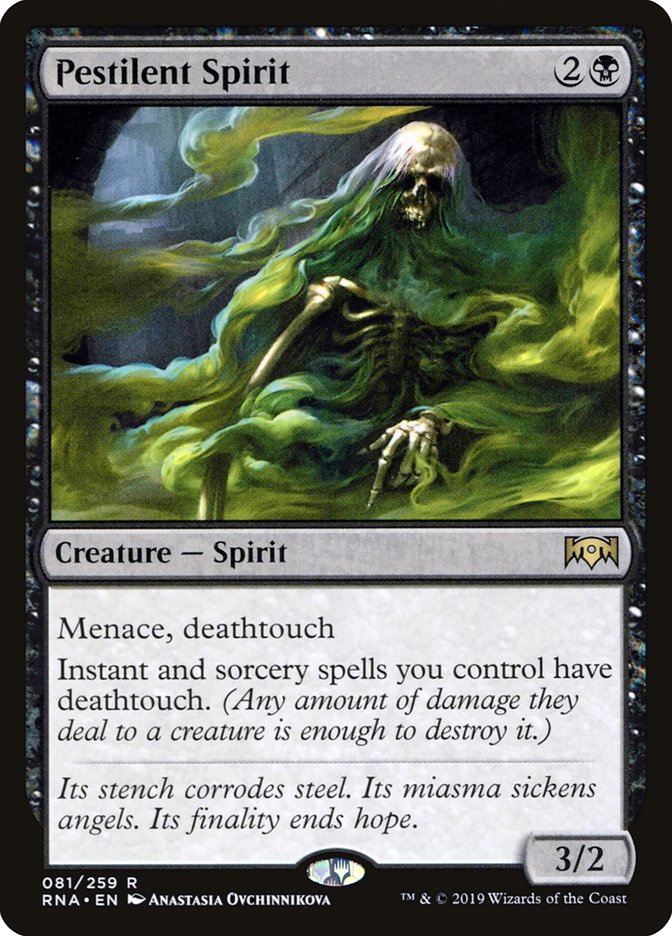 Pestilent Spirit [Ravnica Allegiance] | Gear Gaming Fayetteville