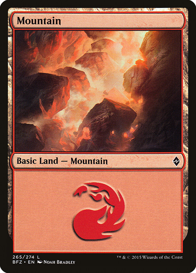 Mountain (265) [Battle for Zendikar] | Gear Gaming Fayetteville