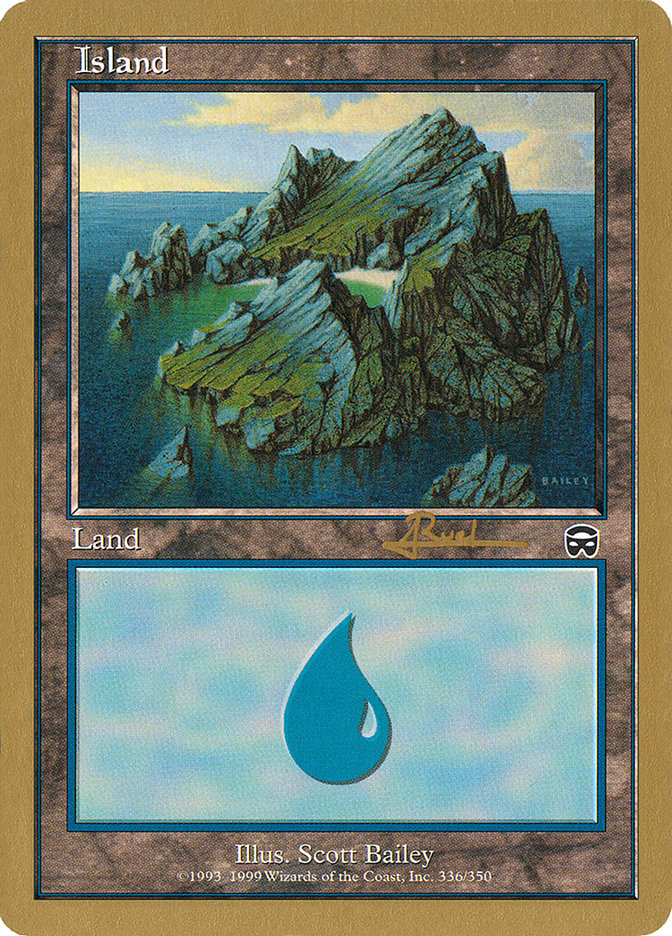 Island (ar336a) (Antoine Ruel) [World Championship Decks 2001] | Gear Gaming Fayetteville