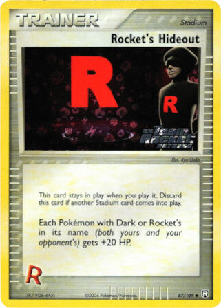 Rocket's Hideout (87/109) (Stamped) [EX: Team Rocket Returns] | Gear Gaming Fayetteville