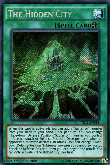 The Hidden City [TDIL-EN085] Secret Rare | Gear Gaming Fayetteville