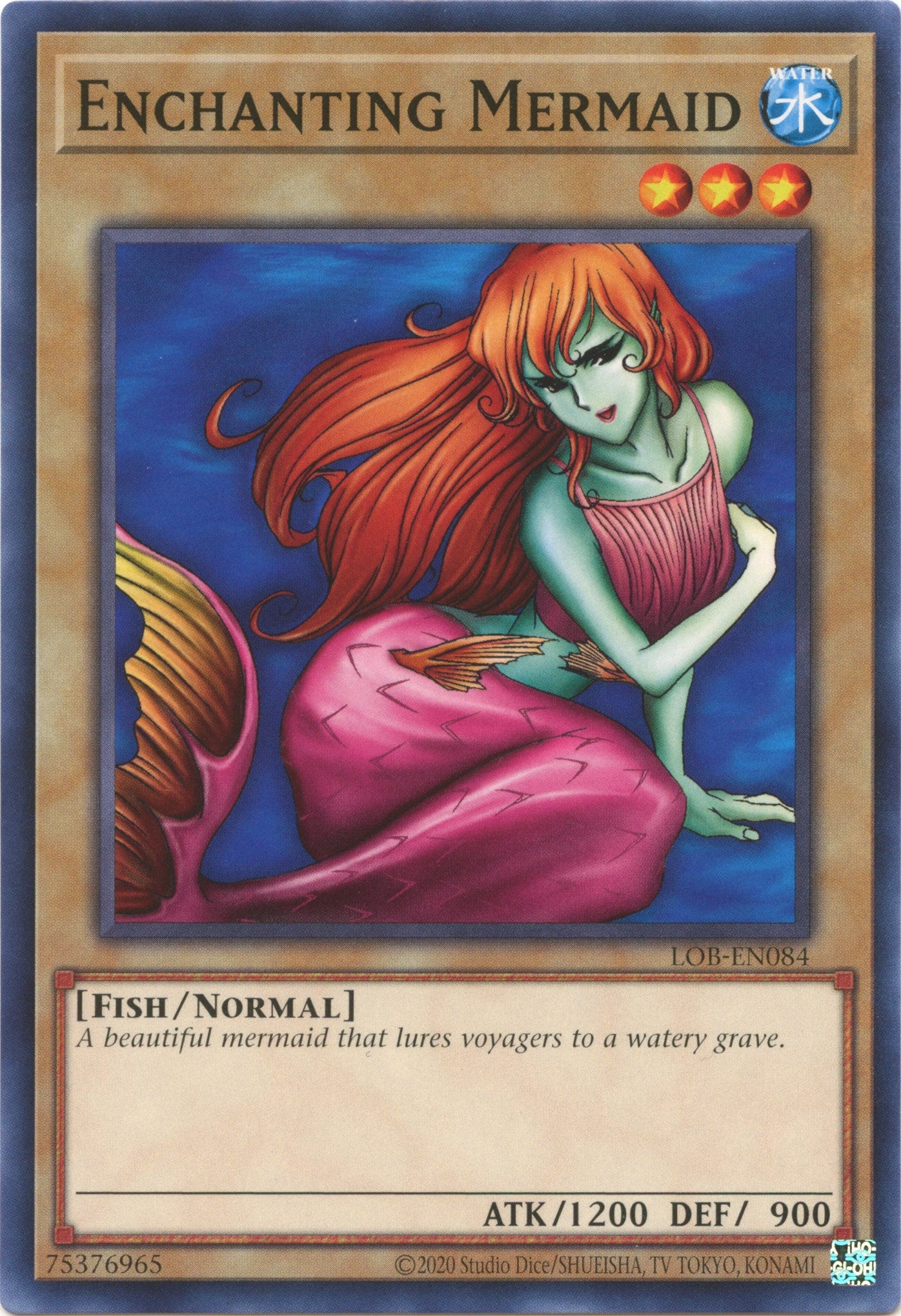 Enchanting Mermaid (25th Anniversary) [LOB-EN084] Common | Gear Gaming Fayetteville