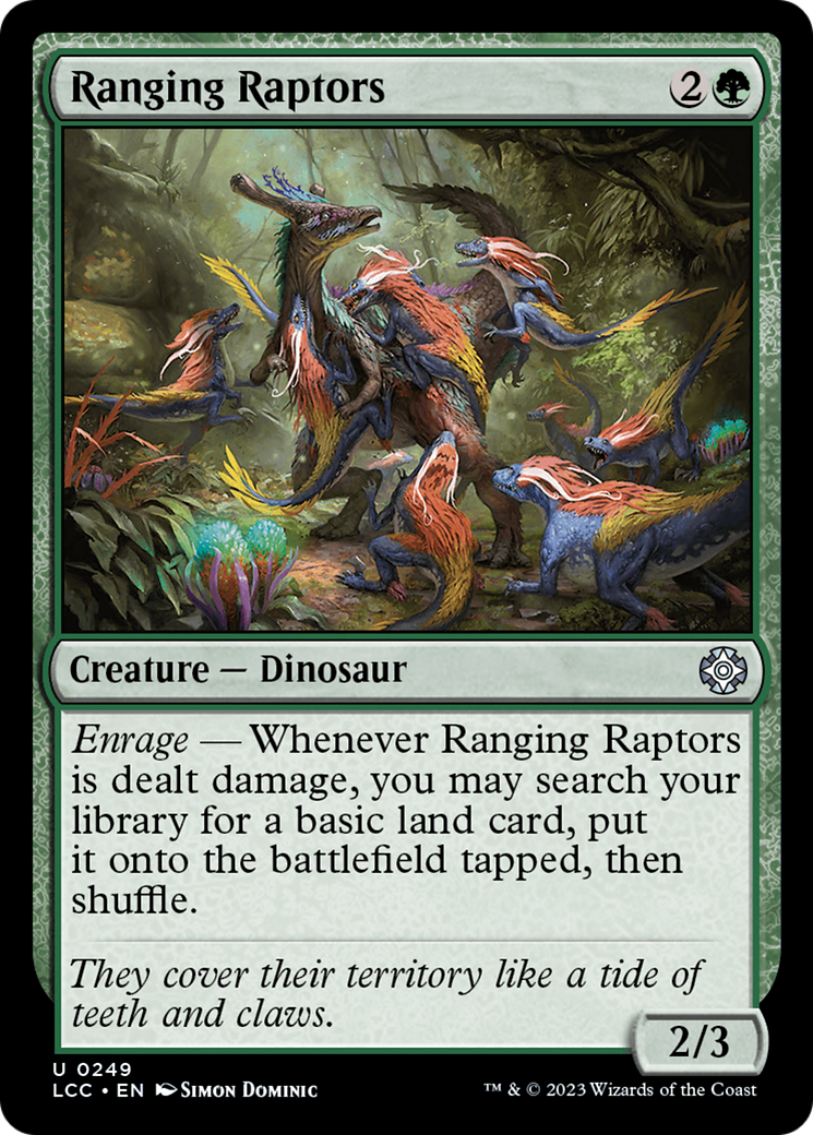 Ranging Raptors [The Lost Caverns of Ixalan Commander] | Gear Gaming Fayetteville