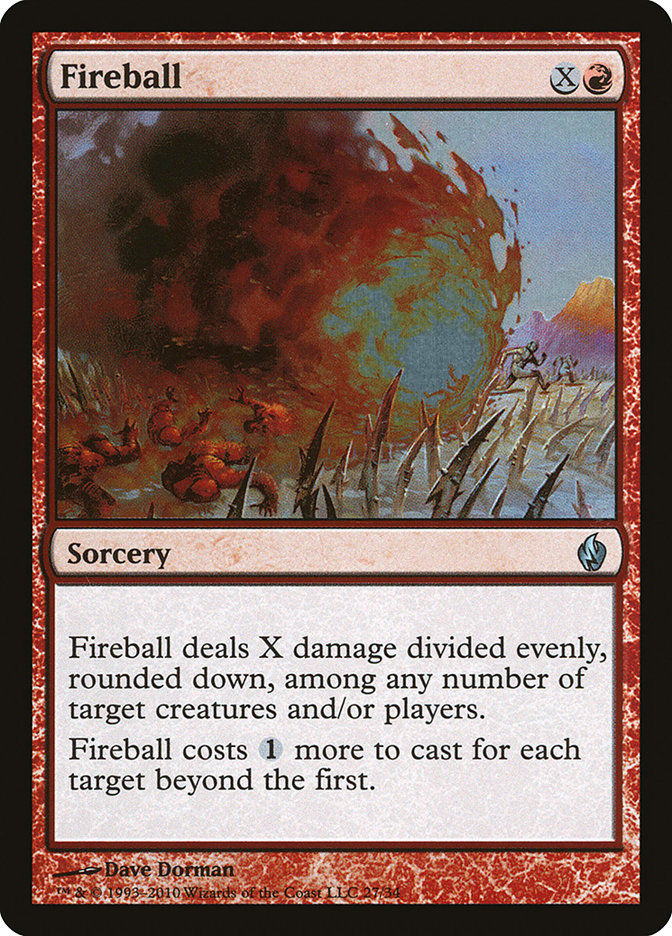 Fireball [Premium Deck Series: Fire and Lightning] | Gear Gaming Fayetteville