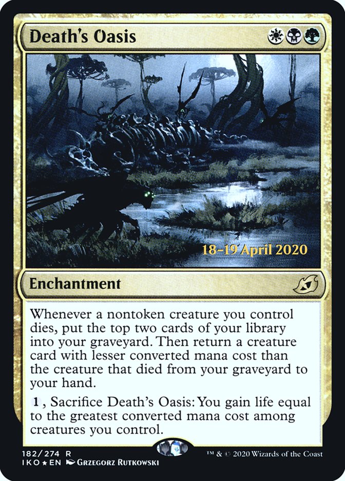 Death's Oasis [Ikoria: Lair of Behemoths Prerelease Promos] | Gear Gaming Fayetteville