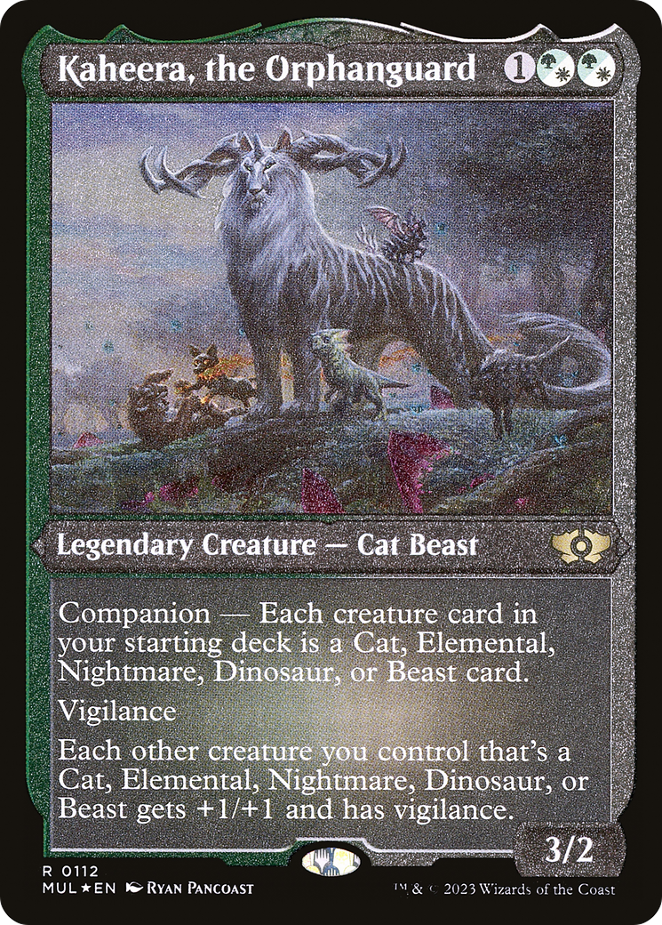 Kaheera, the Orphanguard (Foil Etched) [Multiverse Legends] | Gear Gaming Fayetteville