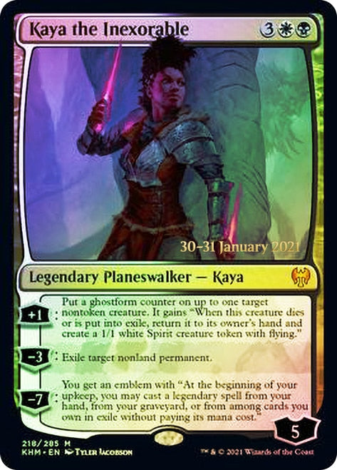 Kaya the Inexorable [Kaldheim Prerelease Promos] | Gear Gaming Fayetteville