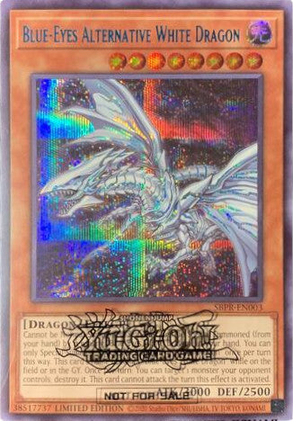 Blue-Eyes Alternative White Dragon [SBPR-EN003] Secret Rare | Gear Gaming Fayetteville